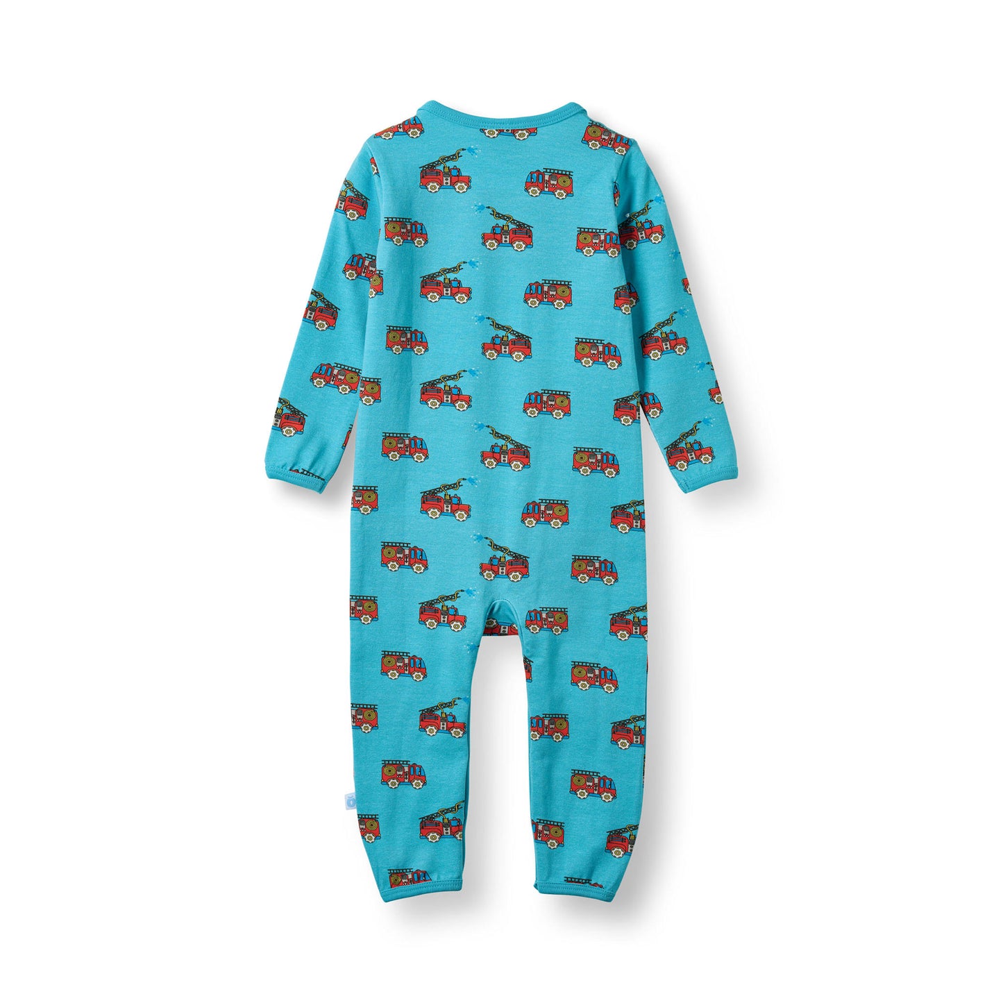 Elstar long-sleeved baby suit with fire truck