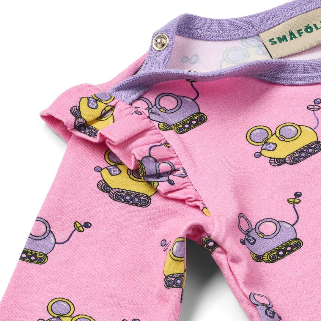 Regent long-sleeved baby body with robot mice