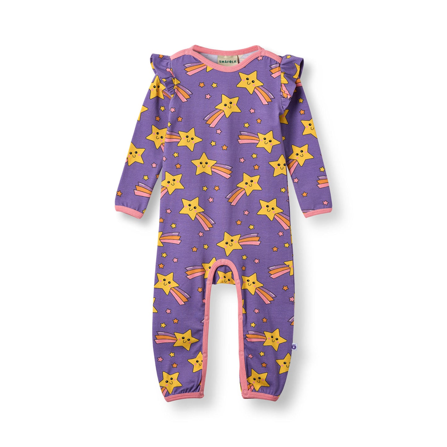 Regent long-sleeved baby suit with shooting star