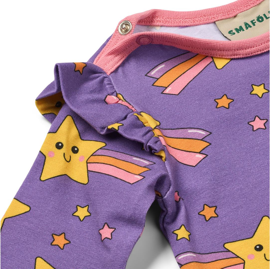 Regent long-sleeved baby suit with shooting star