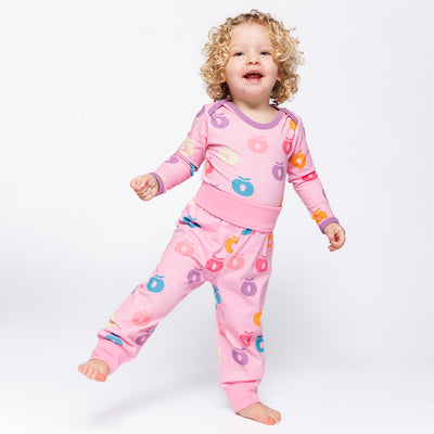 Ulm pants for baby with apples