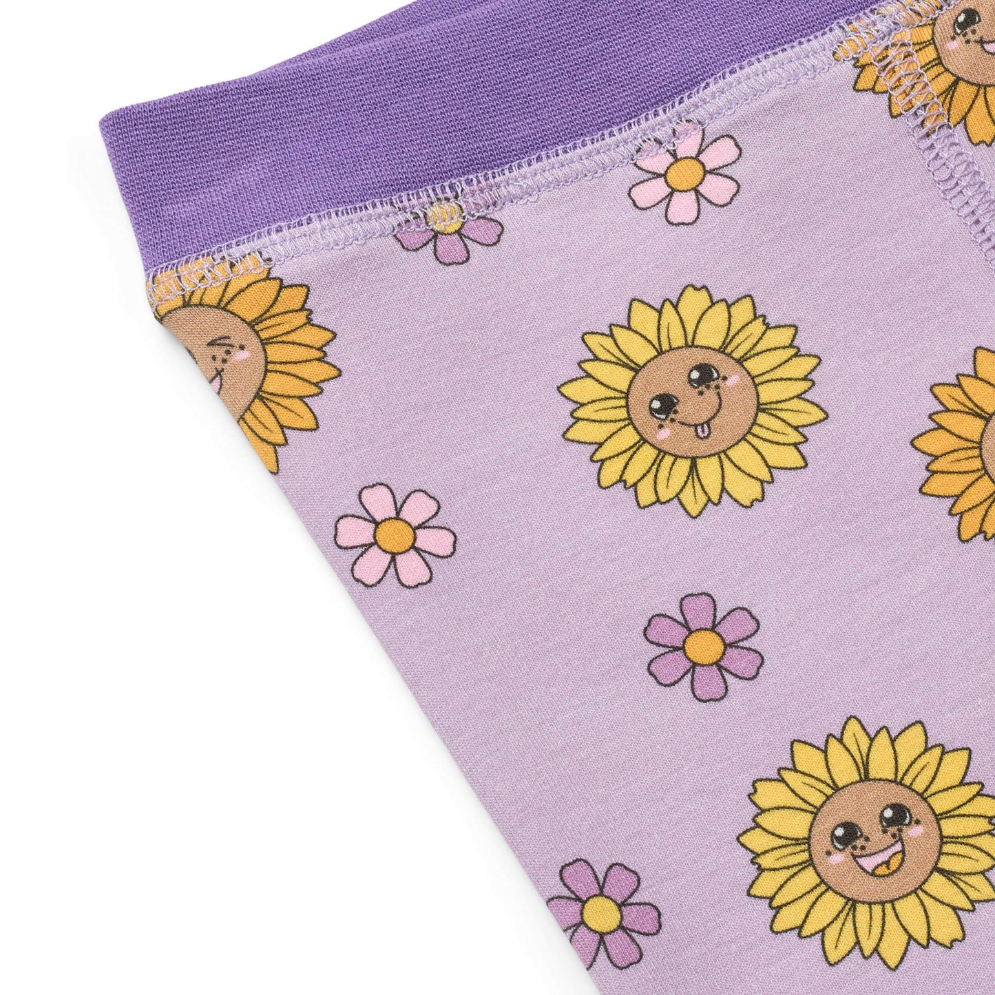 Elstar leggings for baby with sunflowers