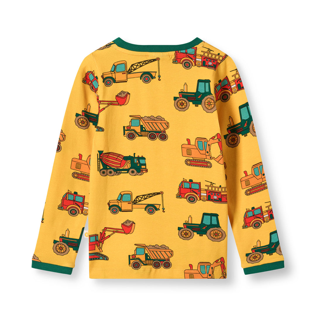 Elstar long-sleeved top with vehicles