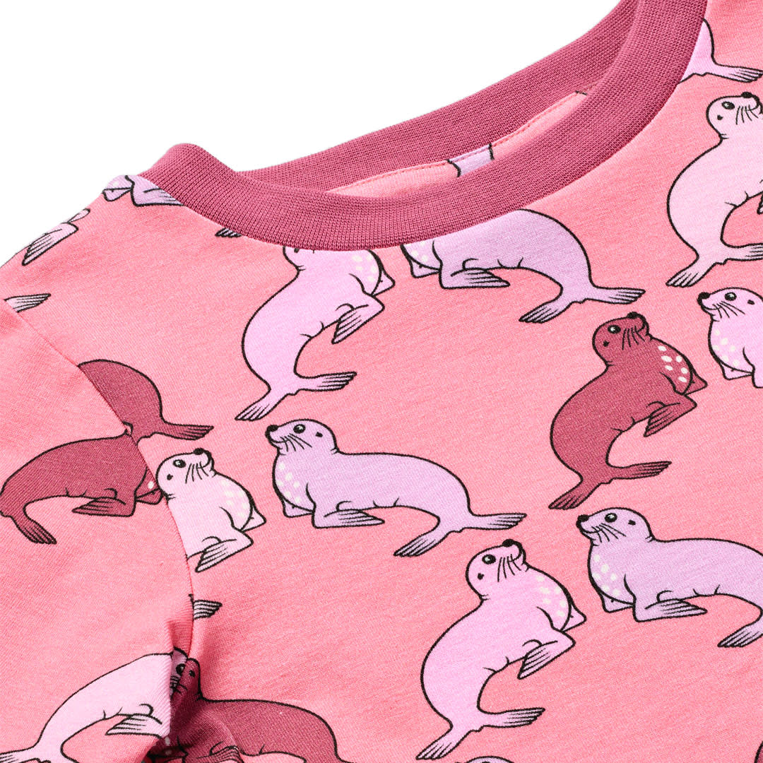 Elstar long-sleeved top with sea lions