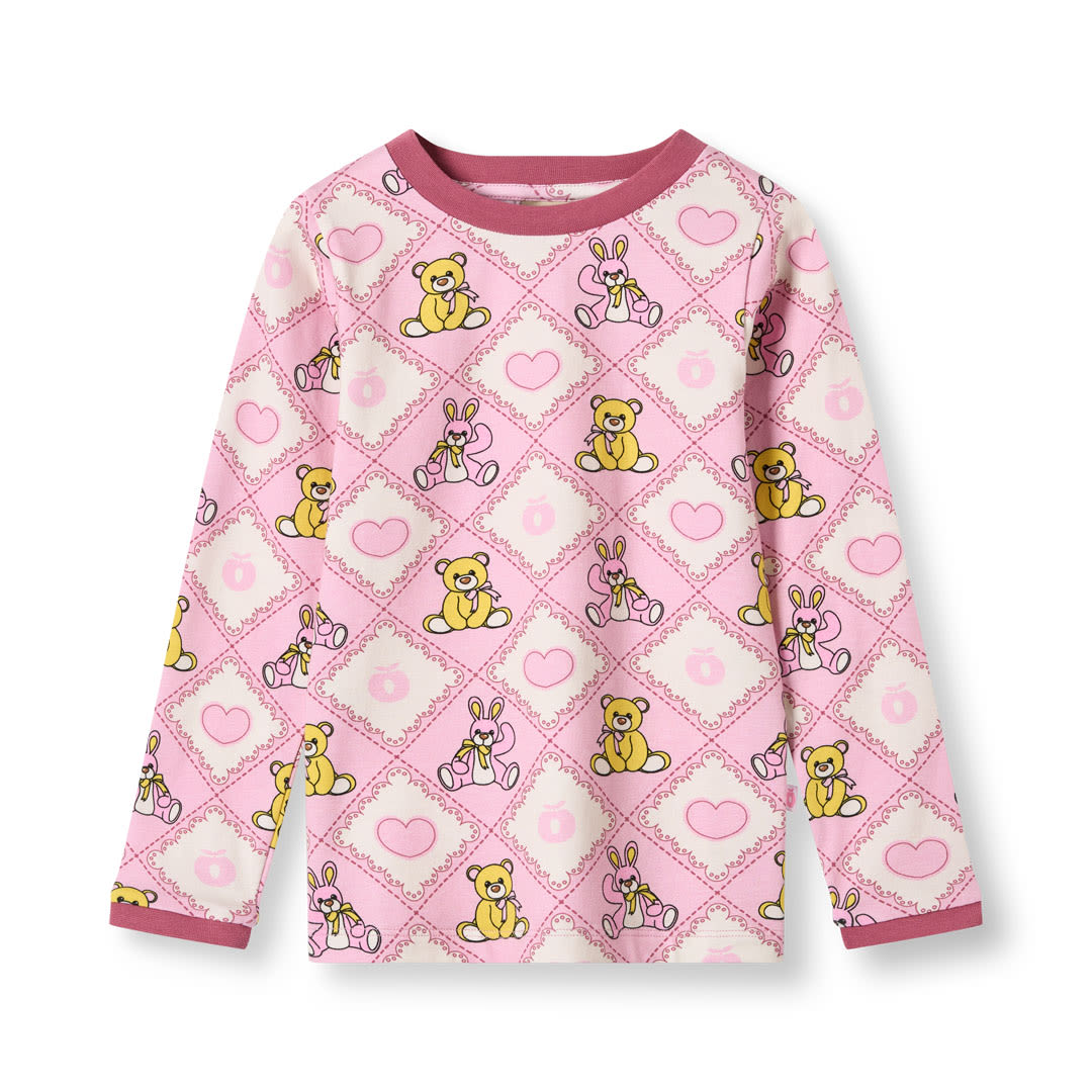 Elstar long-sleeved top with teddy bears