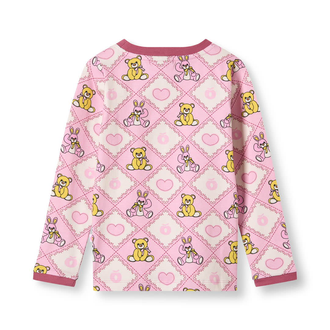 Elstar long-sleeved top with teddy bears