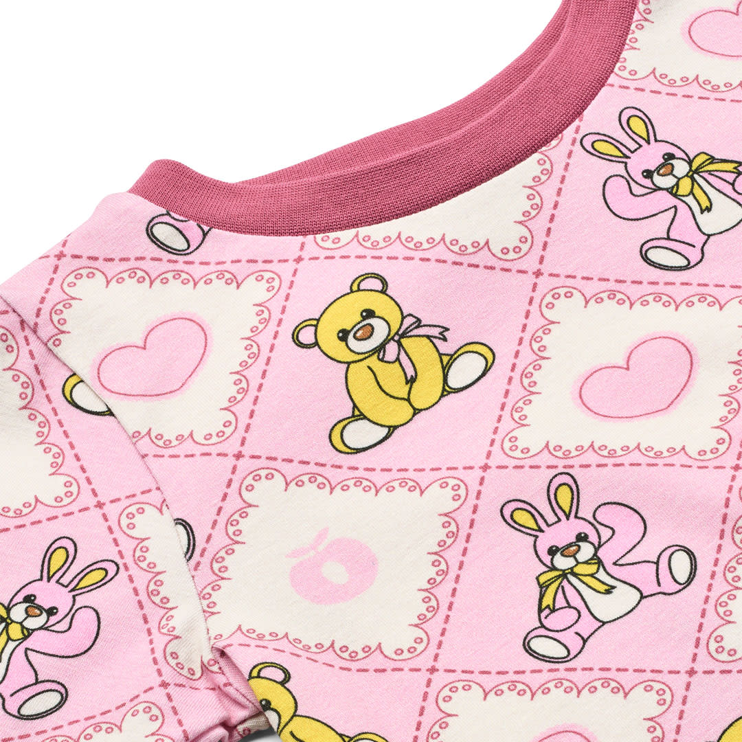 Elstar long-sleeved top with teddy bears