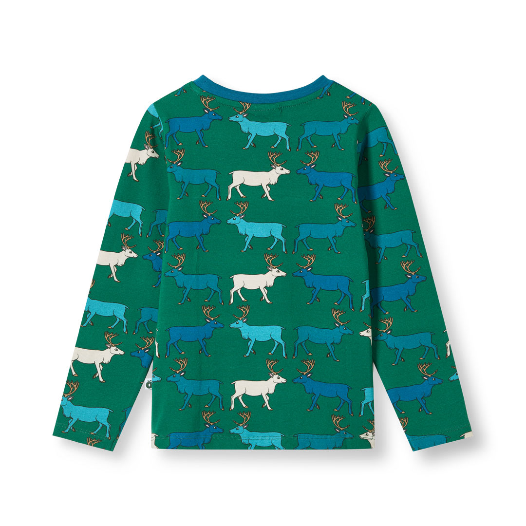 Gala long-sleeved top with reindeer