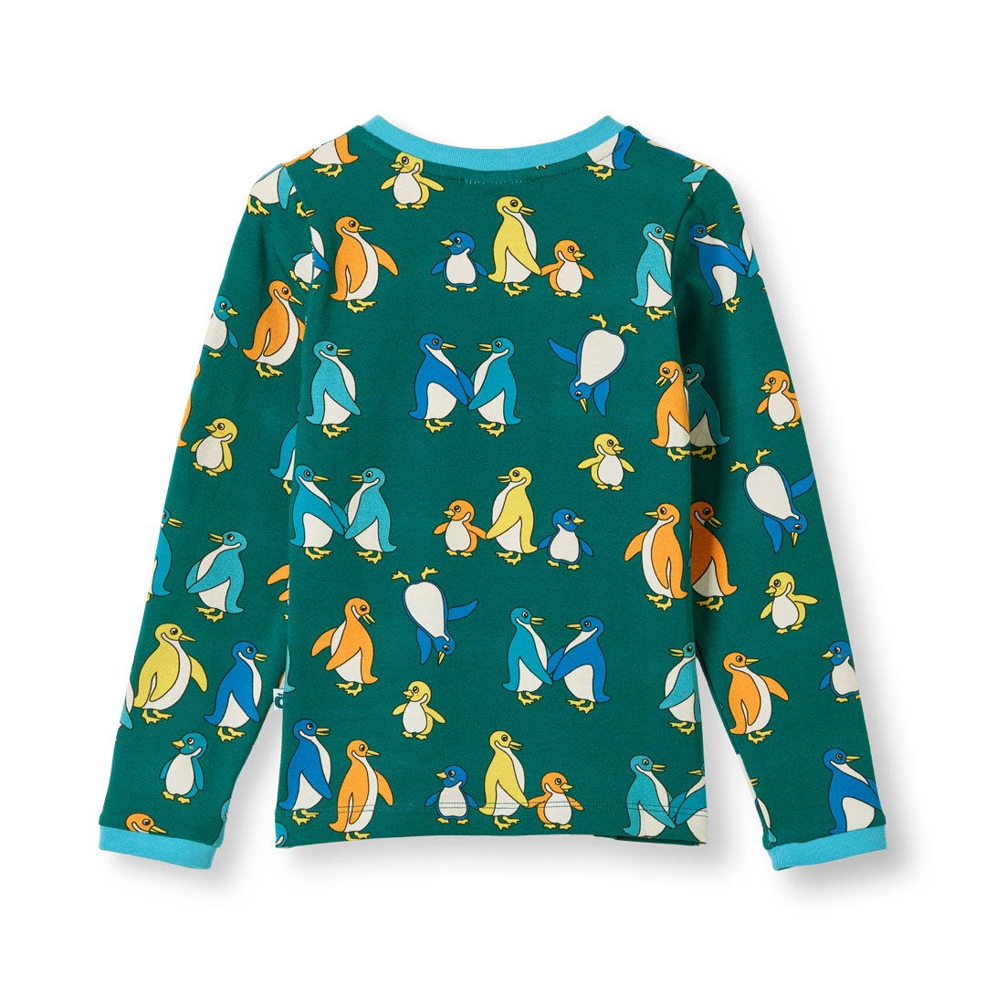 Wagener long-sleeved top with penguins
