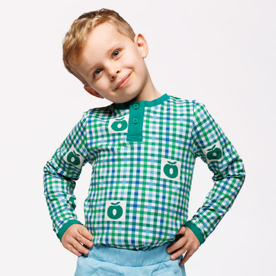 Wagener long-sleeved top with apples