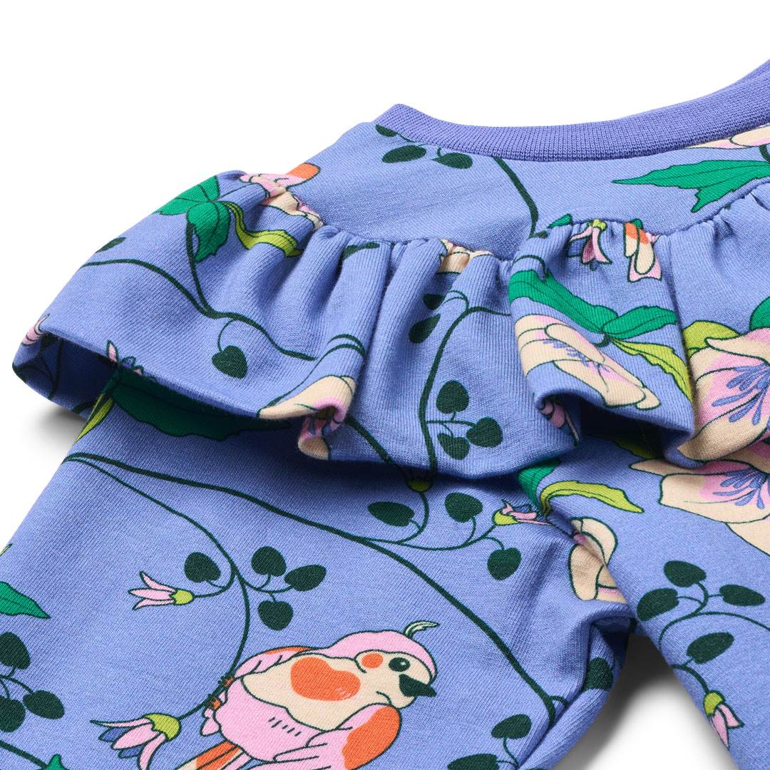 Pinova long-sleeved top with birds and flowers