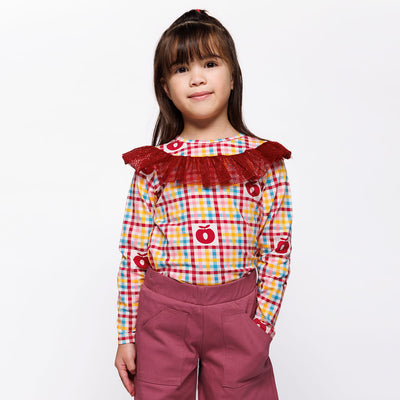 Pinova long-sleeved top with apples
