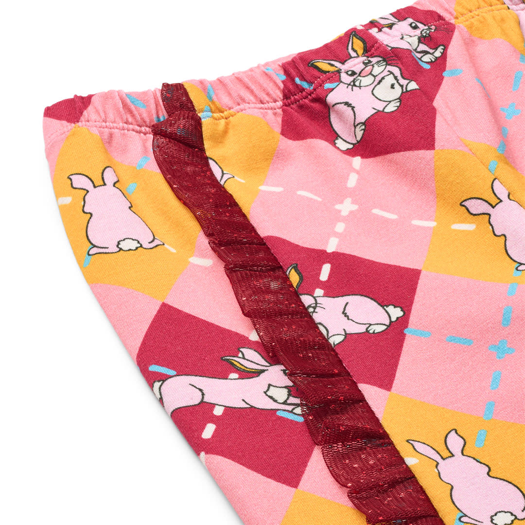 Vilberie leggings for children with rabbits
