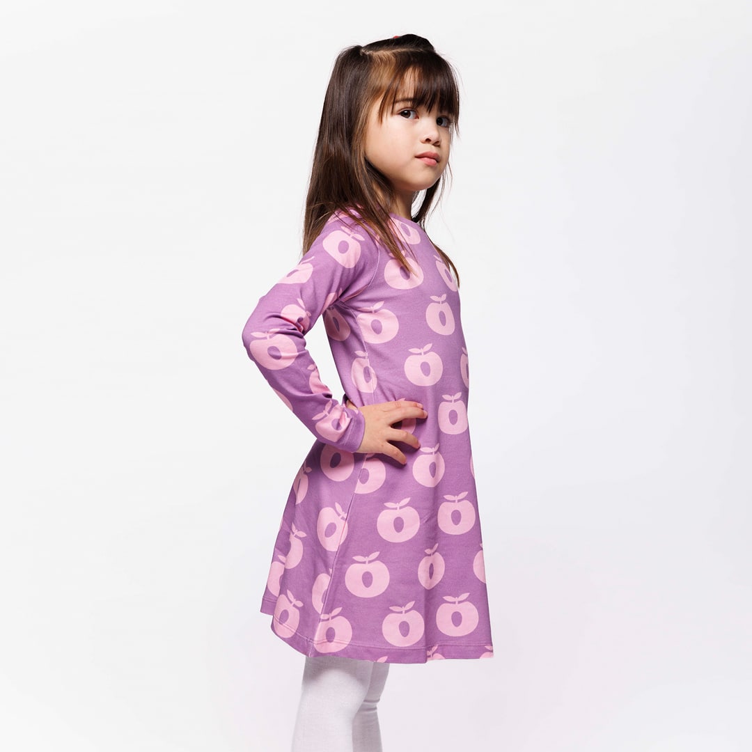 Gala dress with apples