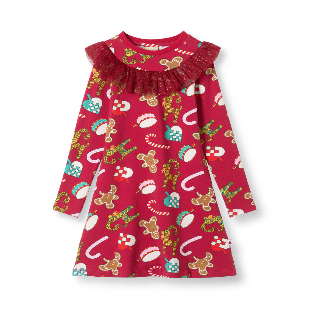 Pinova dress with Christmas decorations