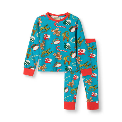 Jubilee nightwear set with Christmas decorations