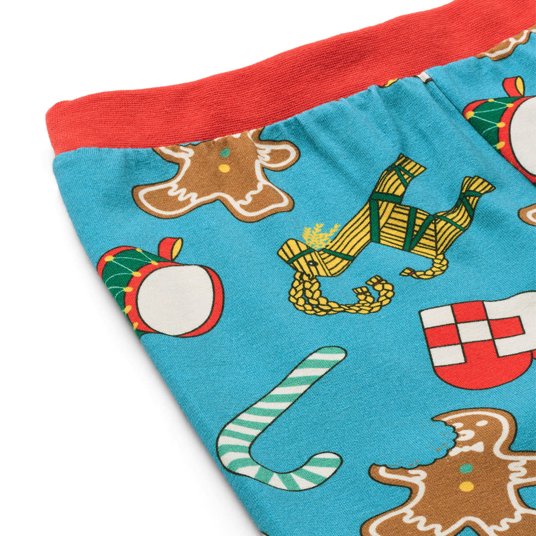 Jubilee nightwear set with Christmas decorations