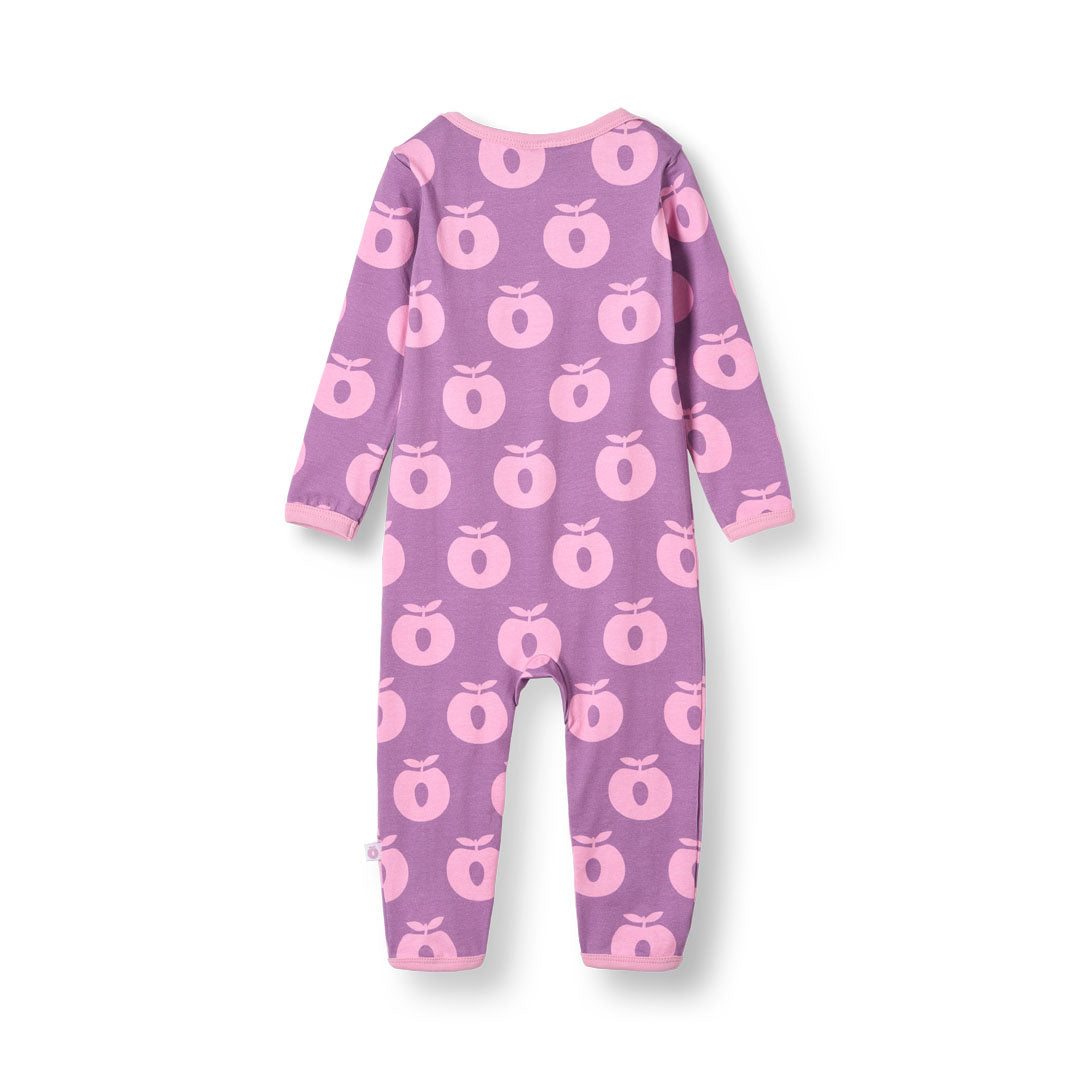 Ulm long-sleeved baby suit with apples