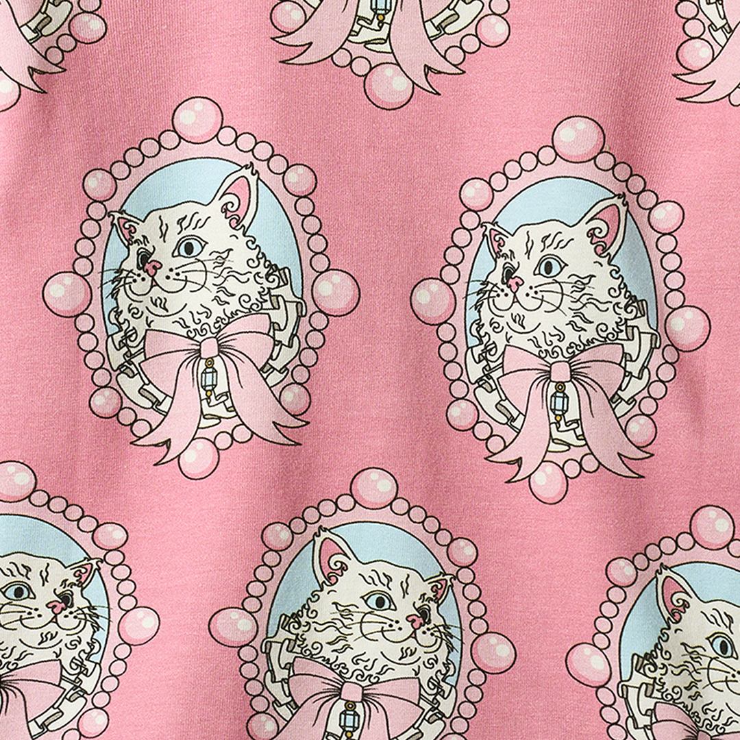 Gala dress with cats