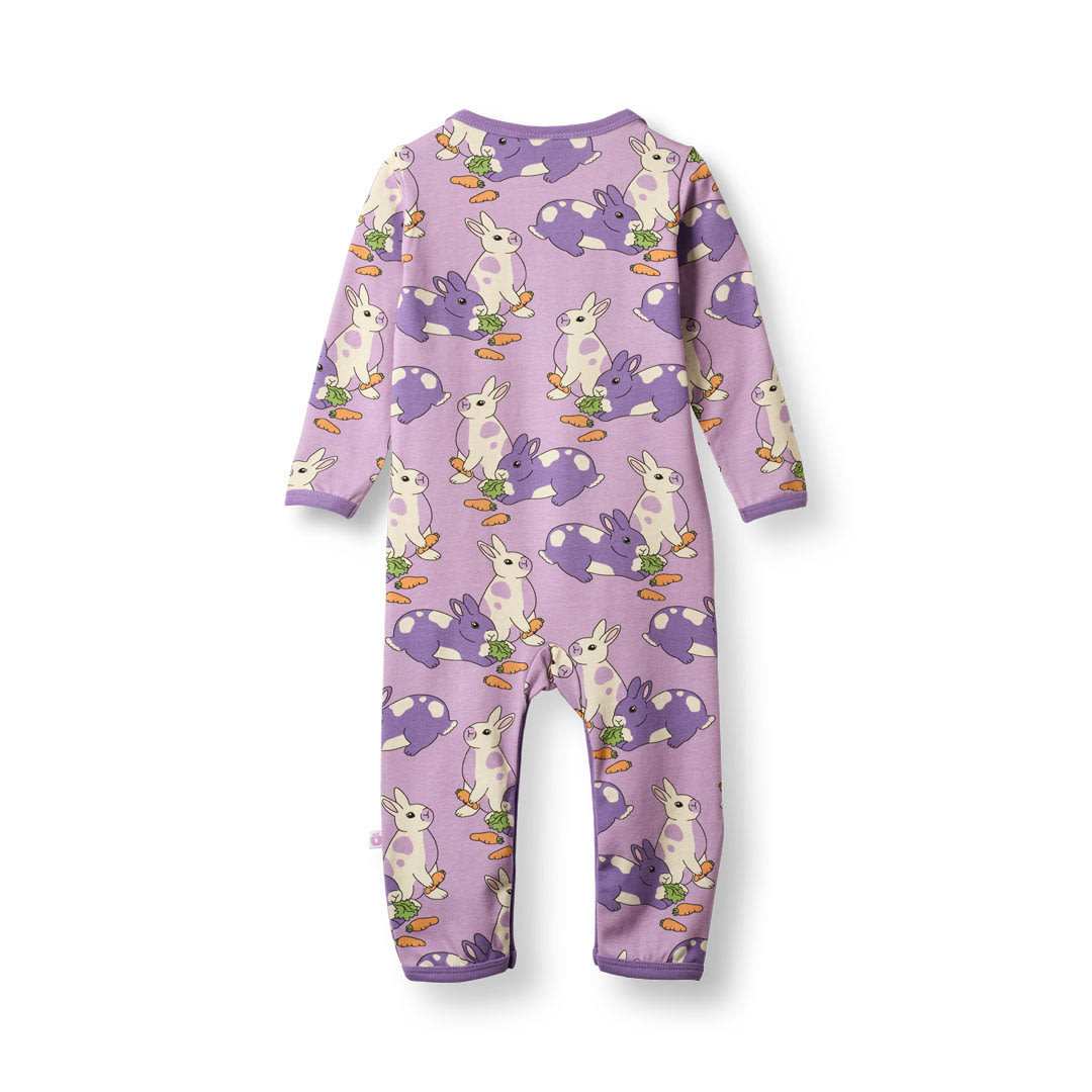 Elstar long-sleeved baby suit with rabbits