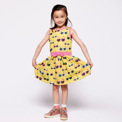 Evelina sleeveless dress with sunglasses