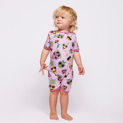 Elstar short-sleeved baby suit with fruit