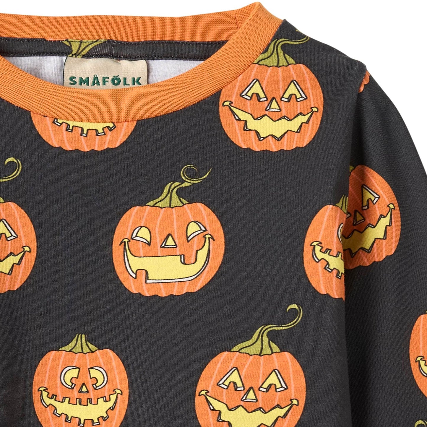 Gala long-sleeved blouse with pumpkins