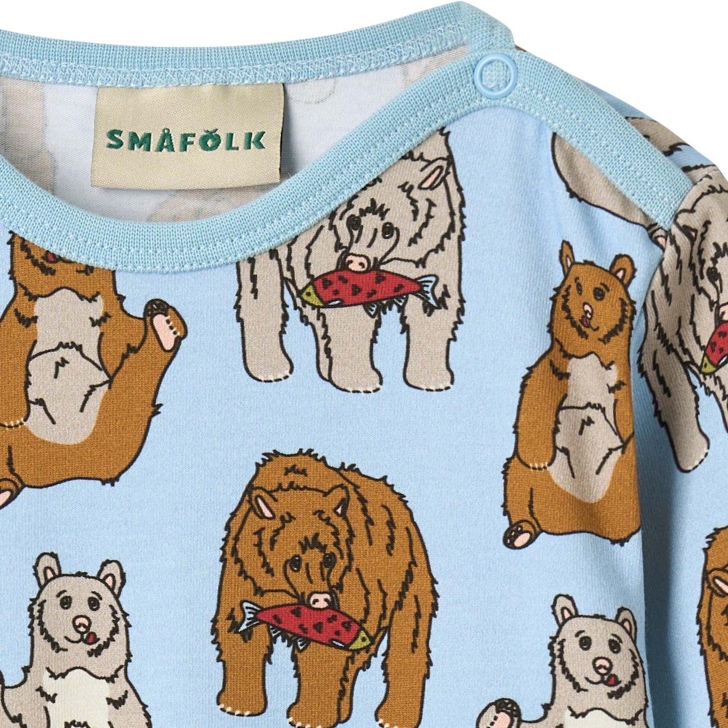 Elstar long-sleeved baby suit with bears
