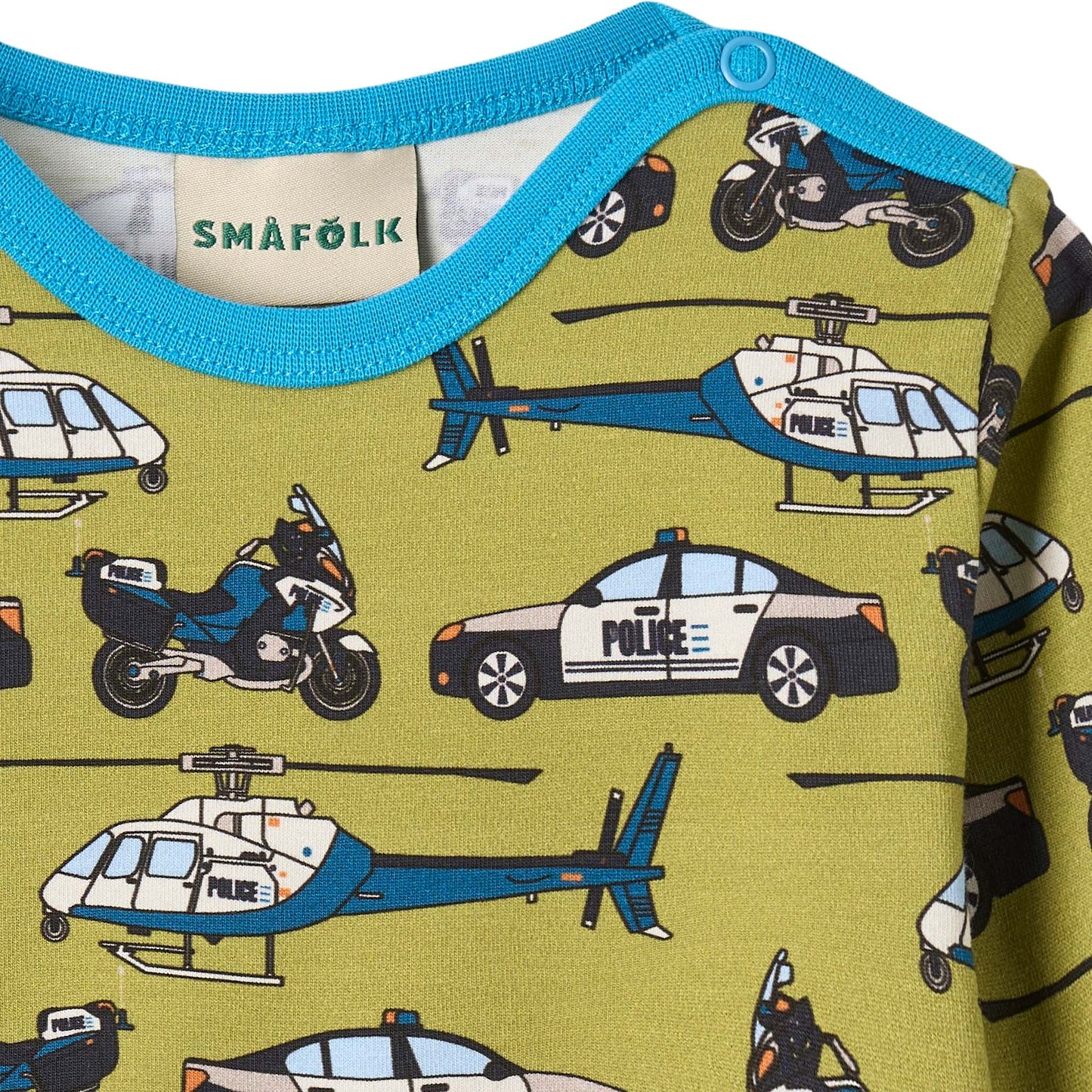 Elstar long-sleeved baby body with police