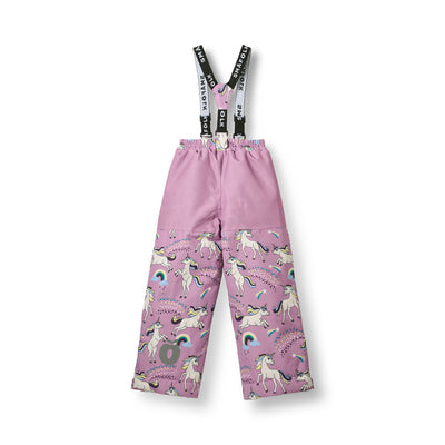 Ski pants with unicorns