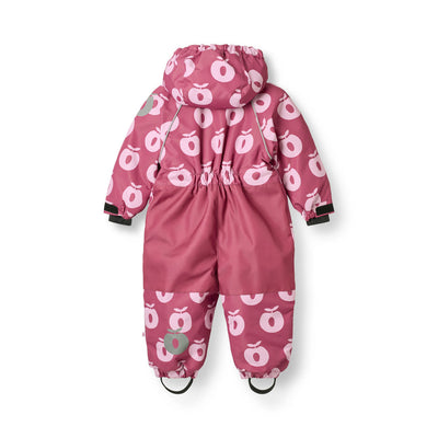 Snowsuit for toddlers with apples