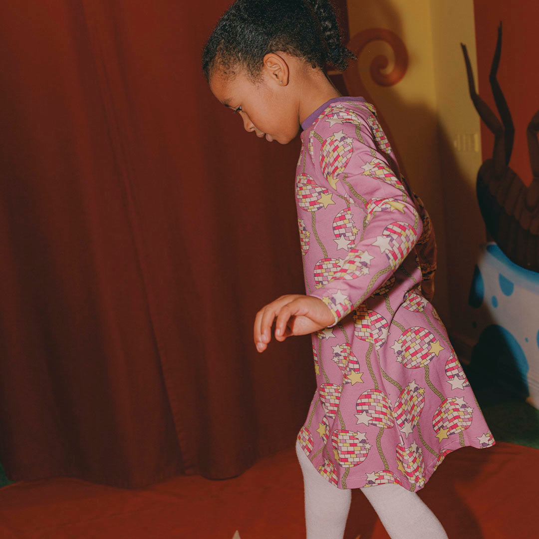 Gala dress with disco balls