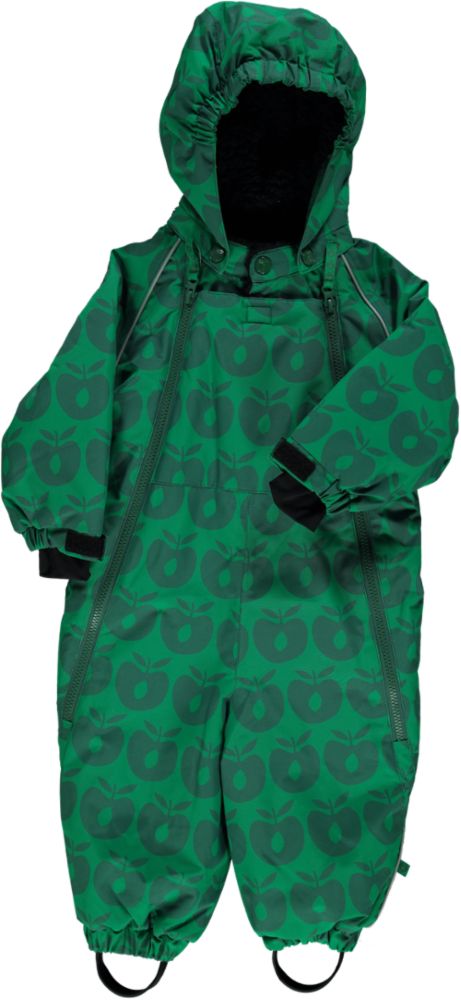 Snowsuit for toddlers with apples