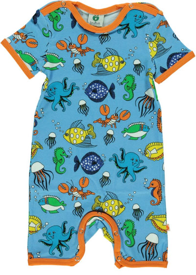 Bodysuit with fish
