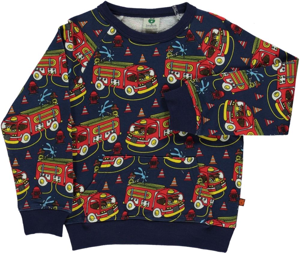Sweatshirt with Firetruck