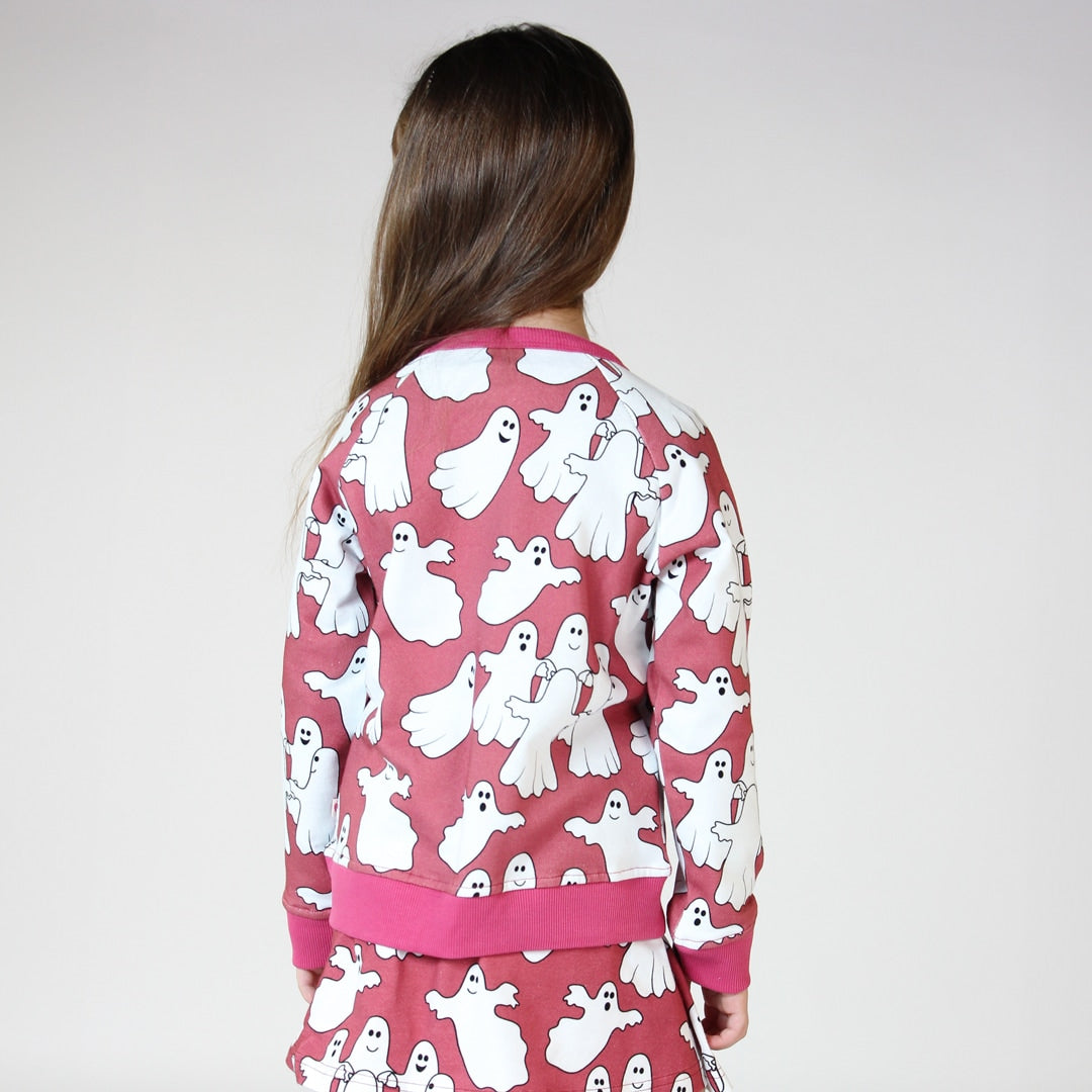Sweatshirt with ghosts