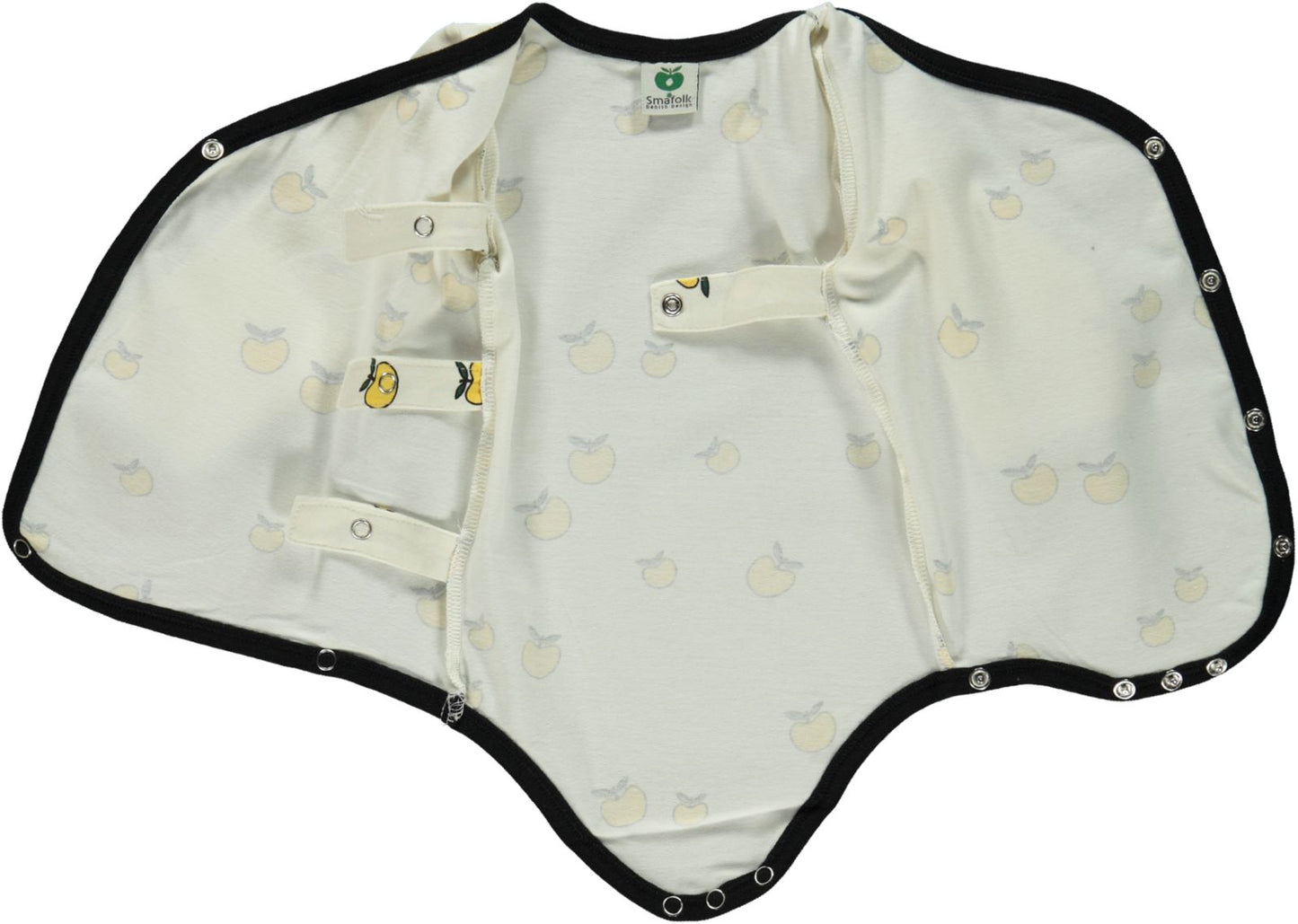 Long-sleeved baby body for newborn with apples