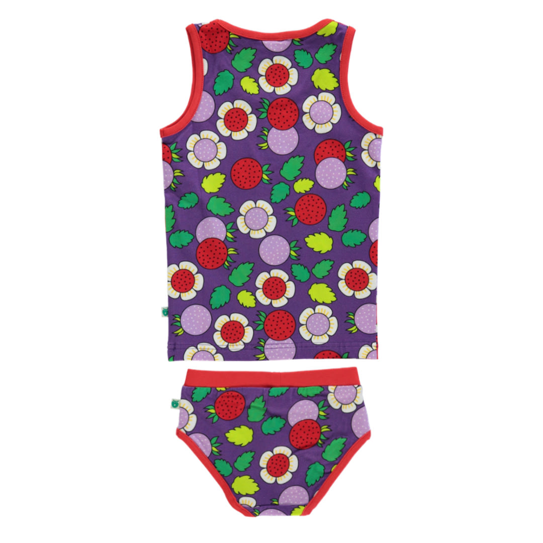Underwear set with strawberries