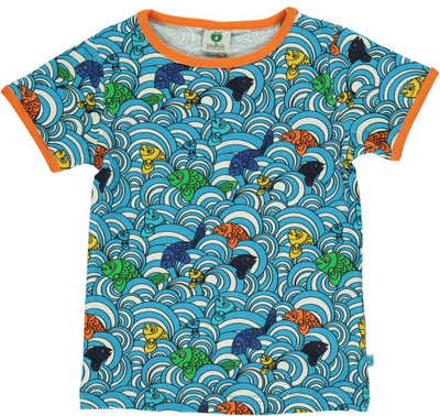 T-shirt with fish