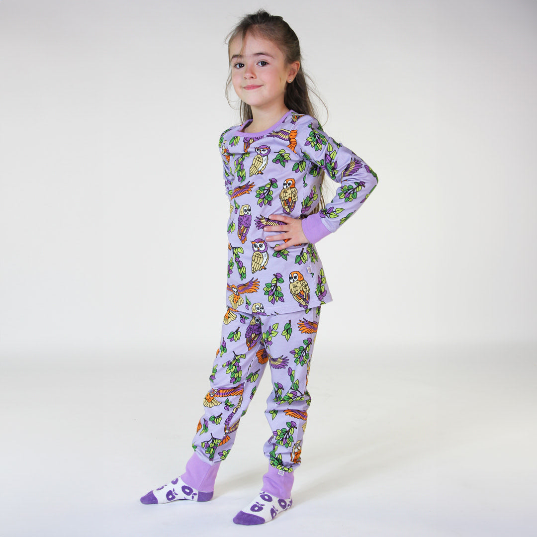 Nightwear set with owls