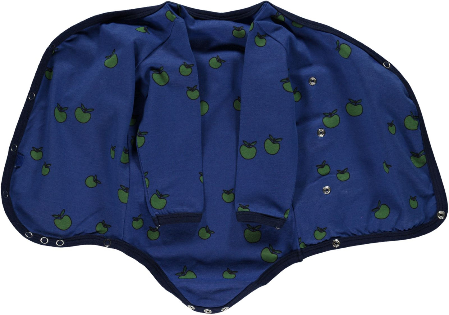 Long-sleeved baby body for newborn with apples