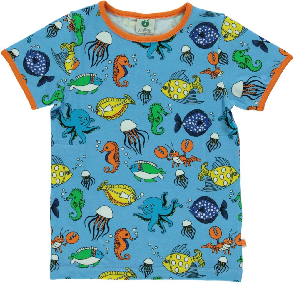 T-shirt with fish