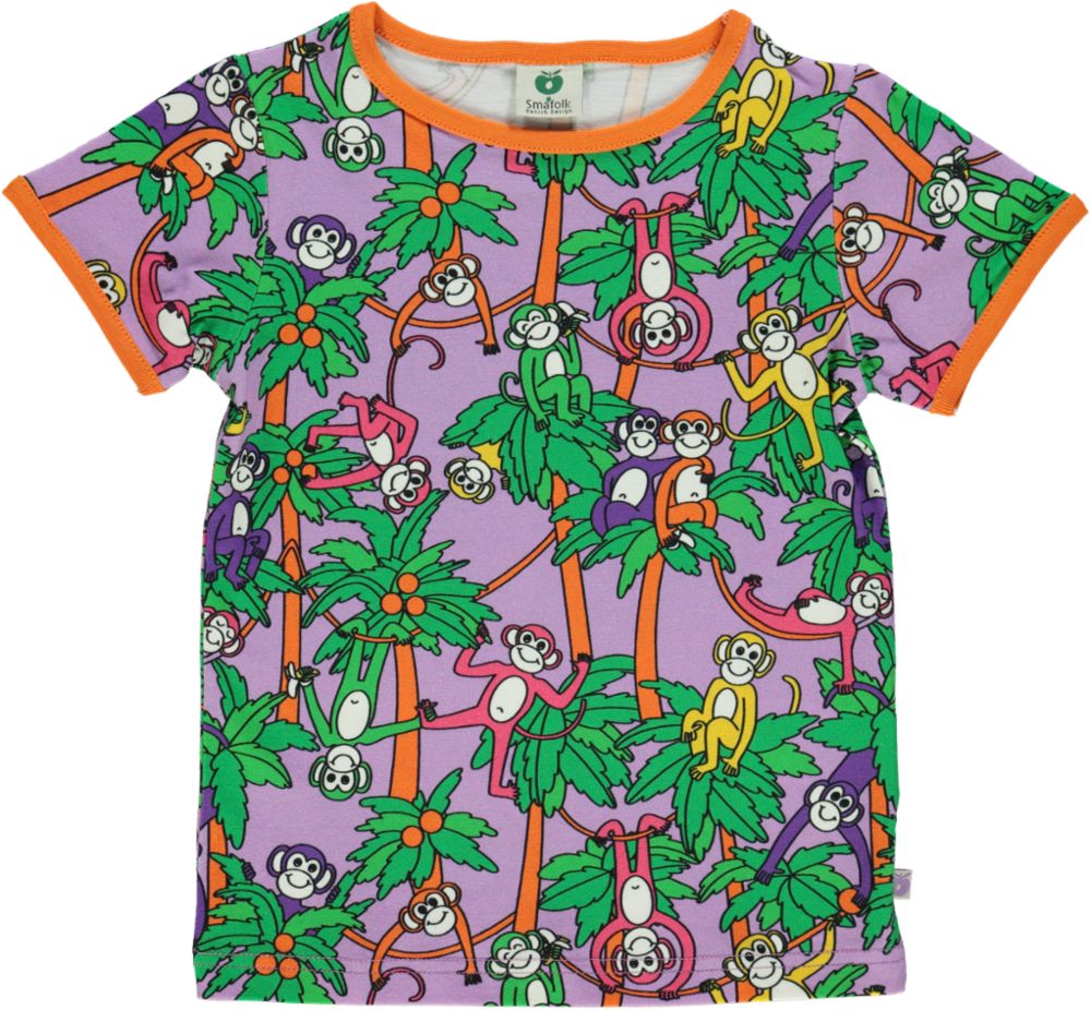 T-shirt with monkies