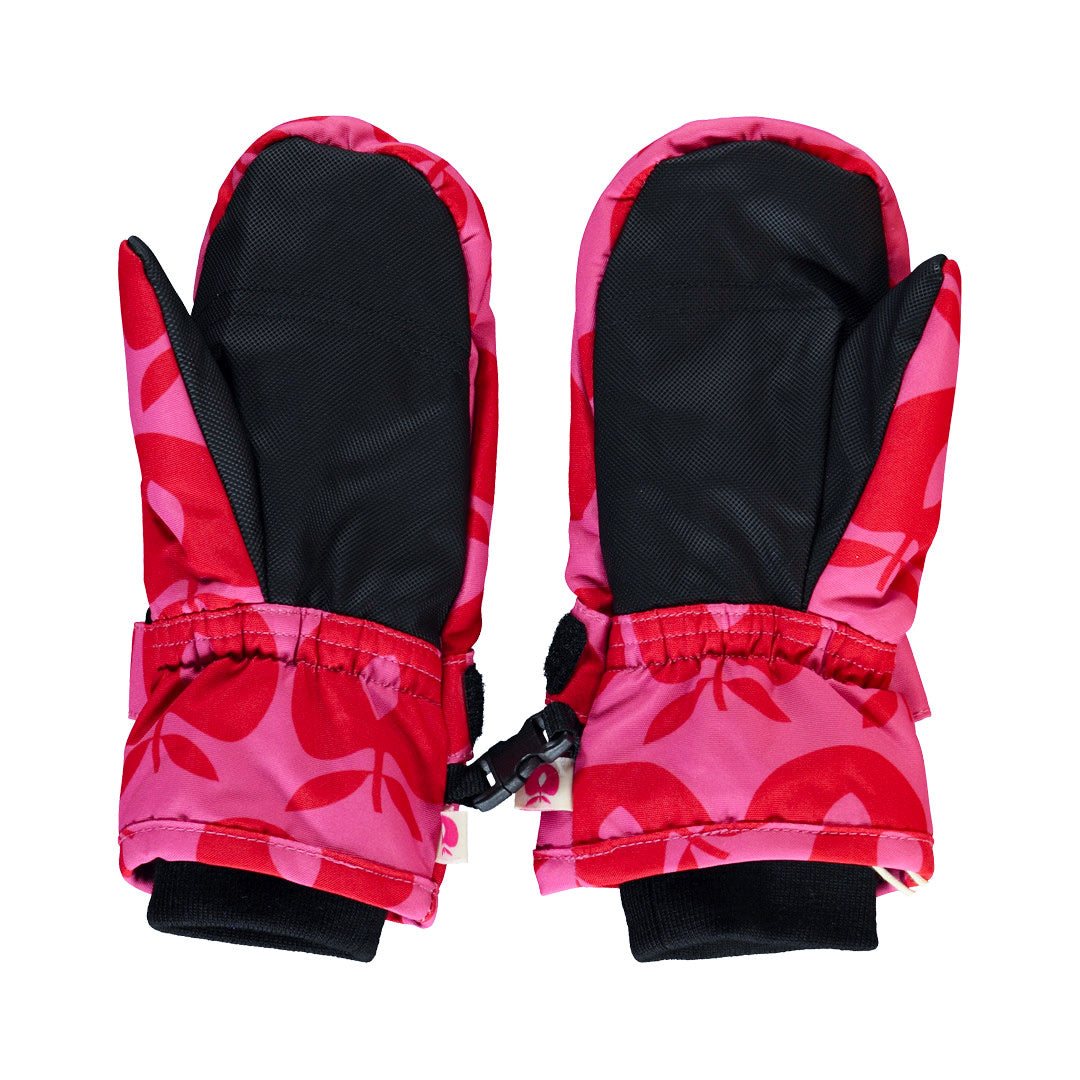 Mittens with apples