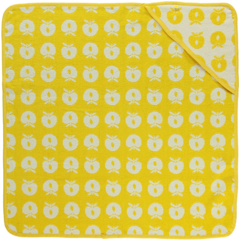 Baby towel with apples