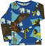 Long-sleeved top with zoo animals