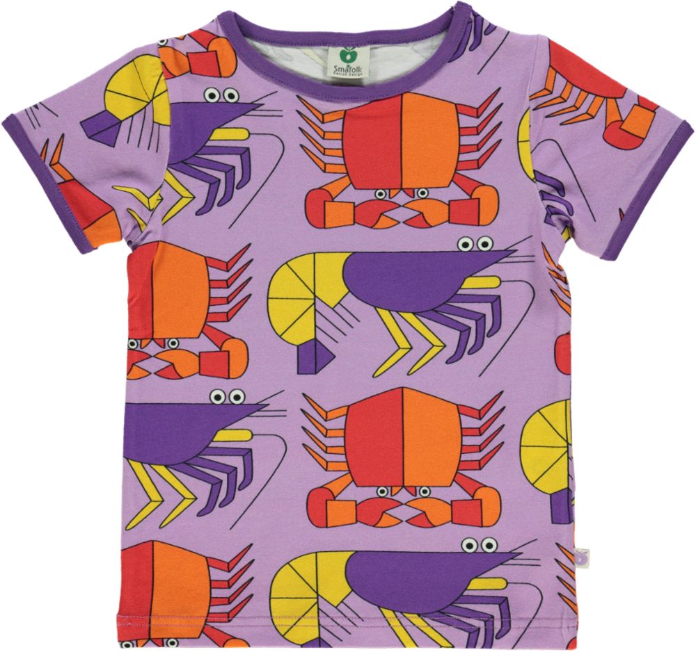 T-shirt with crustaceans