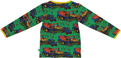 Long-sleeved top with harvesters