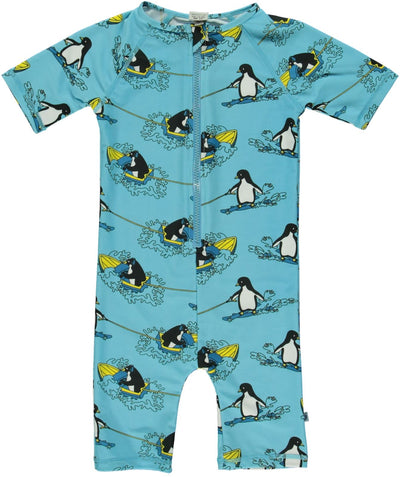 UV50 suit, short, surf penguin