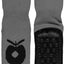 Non-slip ankle socks with big apple